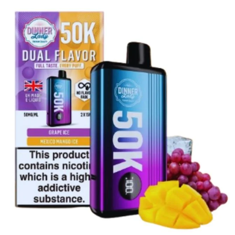 Pod Descartável Dinner Lady Dual 50k